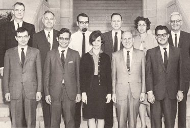 photo of faculty and staff in 1966