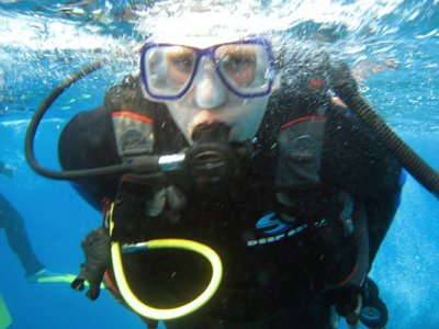 Etienne Vouga scuba diving