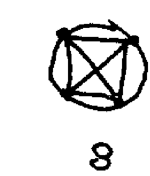 example n=4: 6 chords, 8 regions