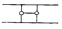 two isles, each connected to the other and to both riverbanks