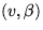 $(v, \beta)$