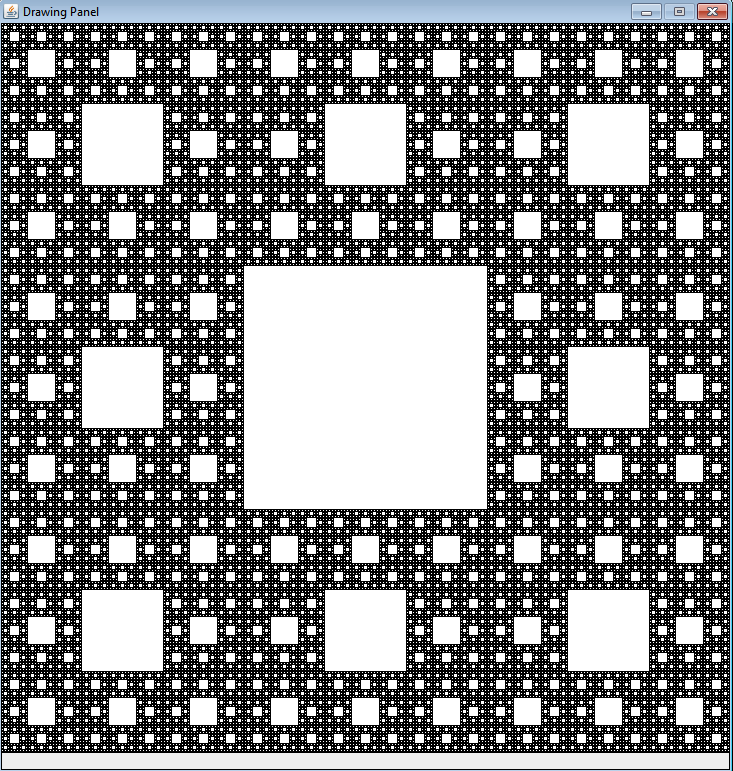 Another large Sierpinksi Carpet.