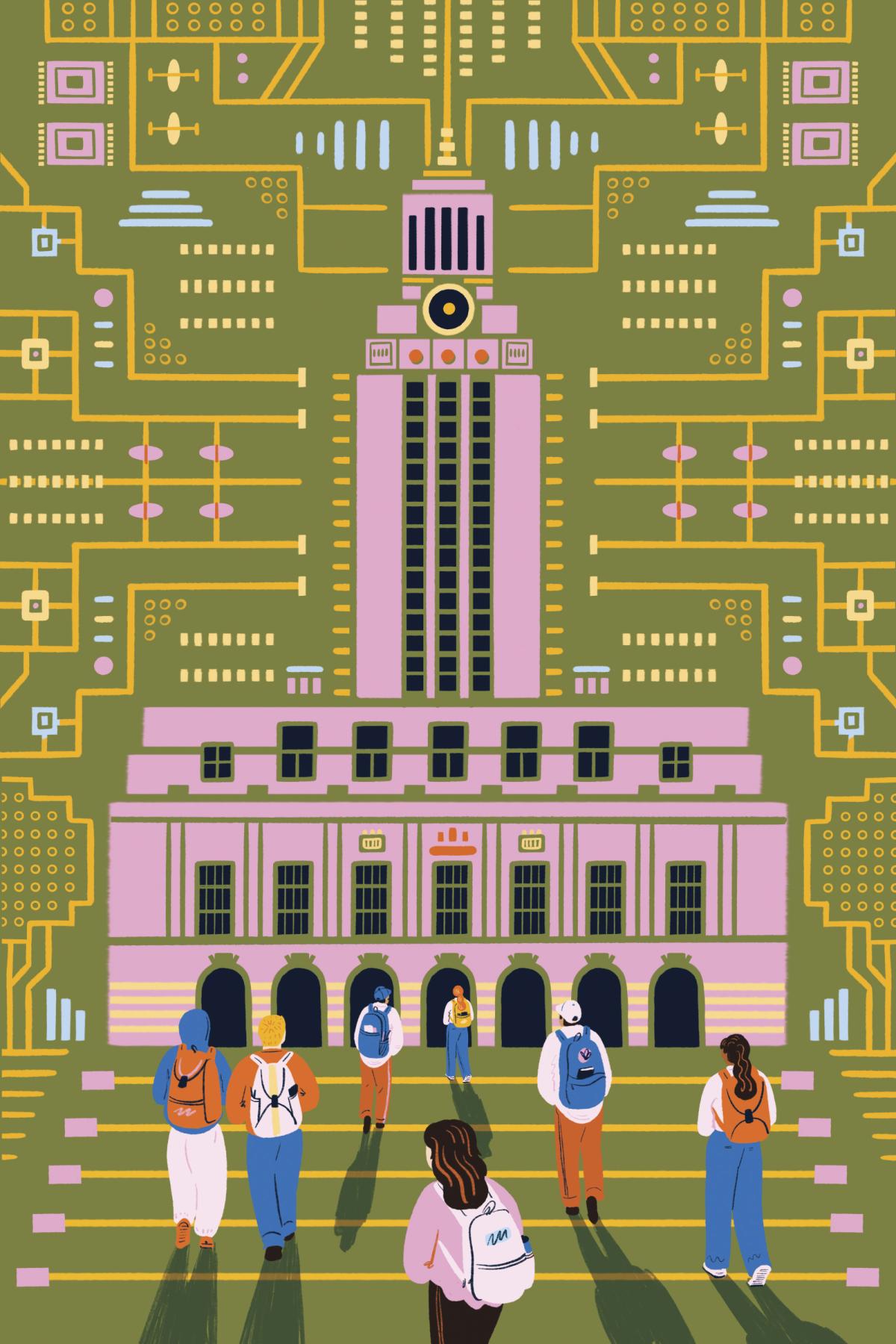 Alcalde illustration of School of Computing