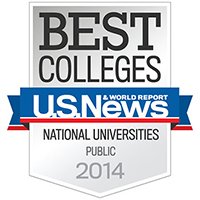 U.S. News & World Report Best Colleges - National Public Universities 2014
