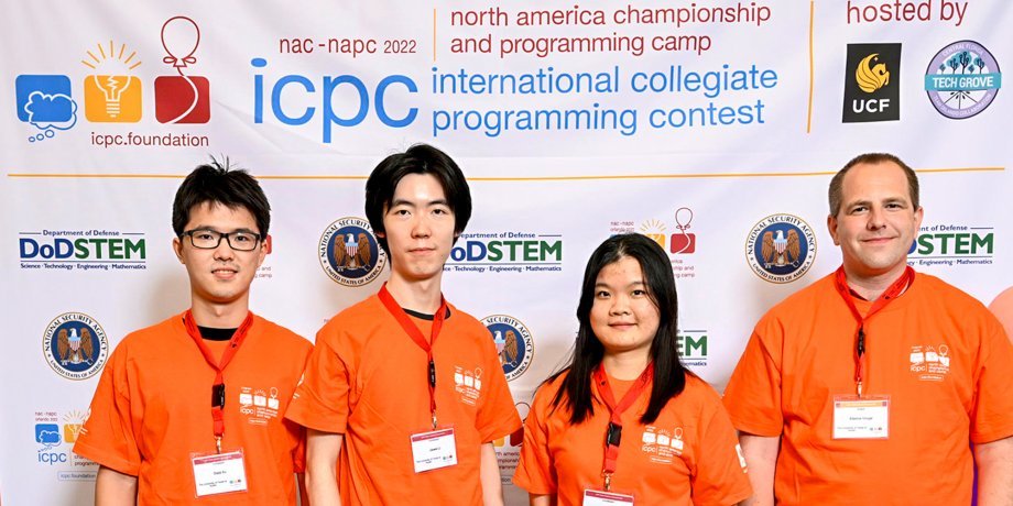 On Mon, 30 May 2022, the UT Programming Team competed in the ICPC North America Championship in Orlando, FL, hosted by the University of Central Florida.