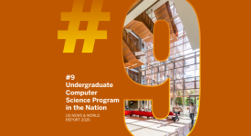 UT Austin Computer Science Ranked Number 9 Undergraduate Computer Science Program in the Nation, US News & World Report, 2026. Number 9 Undergraduate Computer Science Program in the Nation, US News & World Report, 2026.