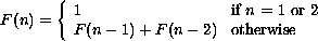 fibonacci function