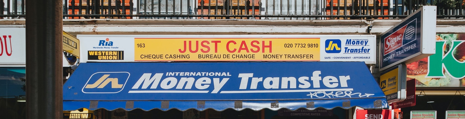 Money Transfer Shop in London, England