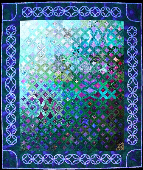 Celtic Border on Cathedral Window