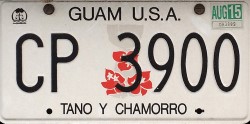 Guam, USA license plate