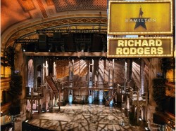 the theater where we saw Hamilton