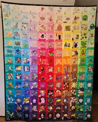 Baby quilt for Iris