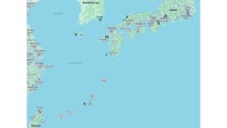 map of Japan and Korea