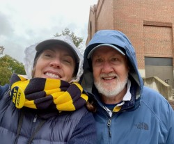 Alan and Byerly in Michigan Stadium