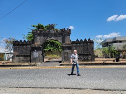 Alan in front of the old Spanish Gate