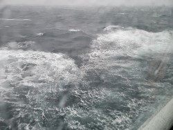 the sea in a storm