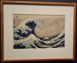 Hokusai's woodblock print, The Wave