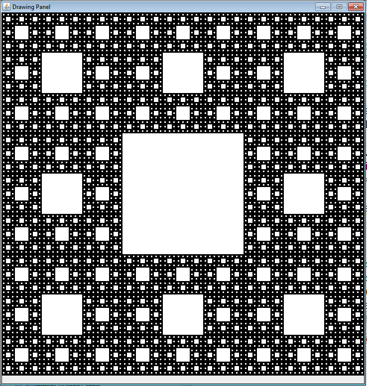 A Sierpinksi Carpet